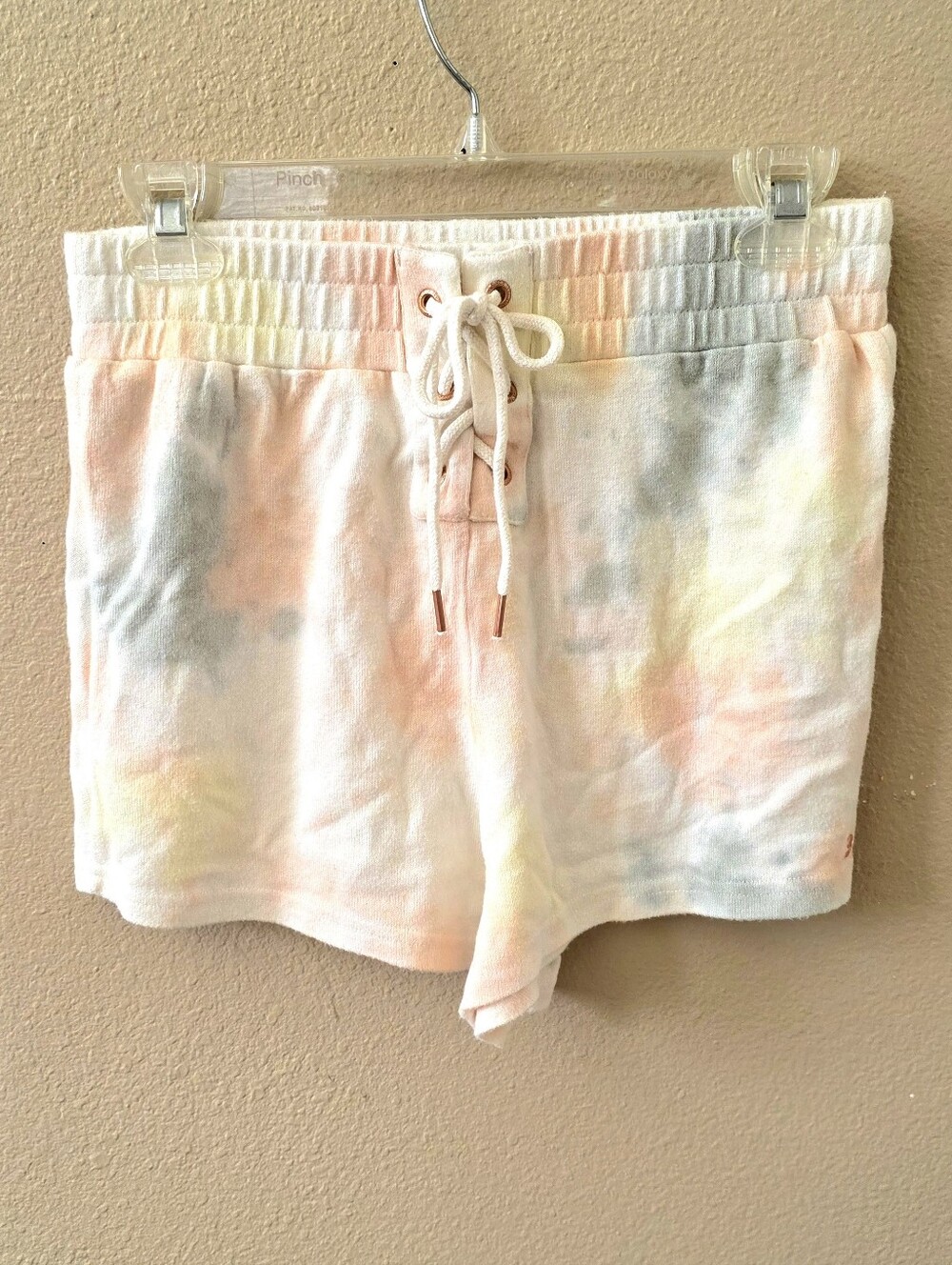 Volcom Womens Multi Tie Dye Lil Fleece Shorts - Size Small